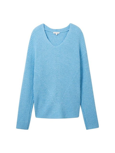 Tom Tailor Damen Pullover KNIT V-NECK - Regular Fit günstig online kaufen