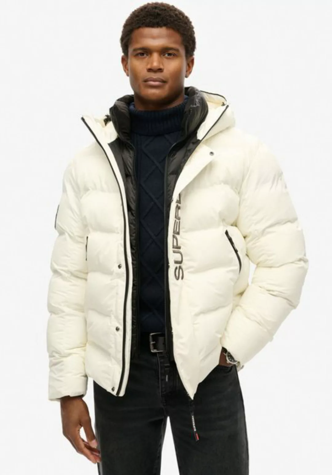 Superdry Steppjacke Hooded City Graphic Puffer Jkt günstig online kaufen