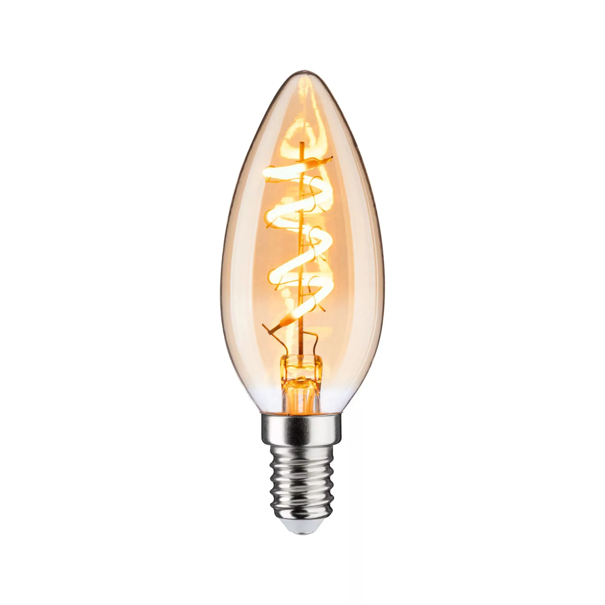 Paulmann LED-Kerzenlampe E14 4W 1.800K gold günstig online kaufen