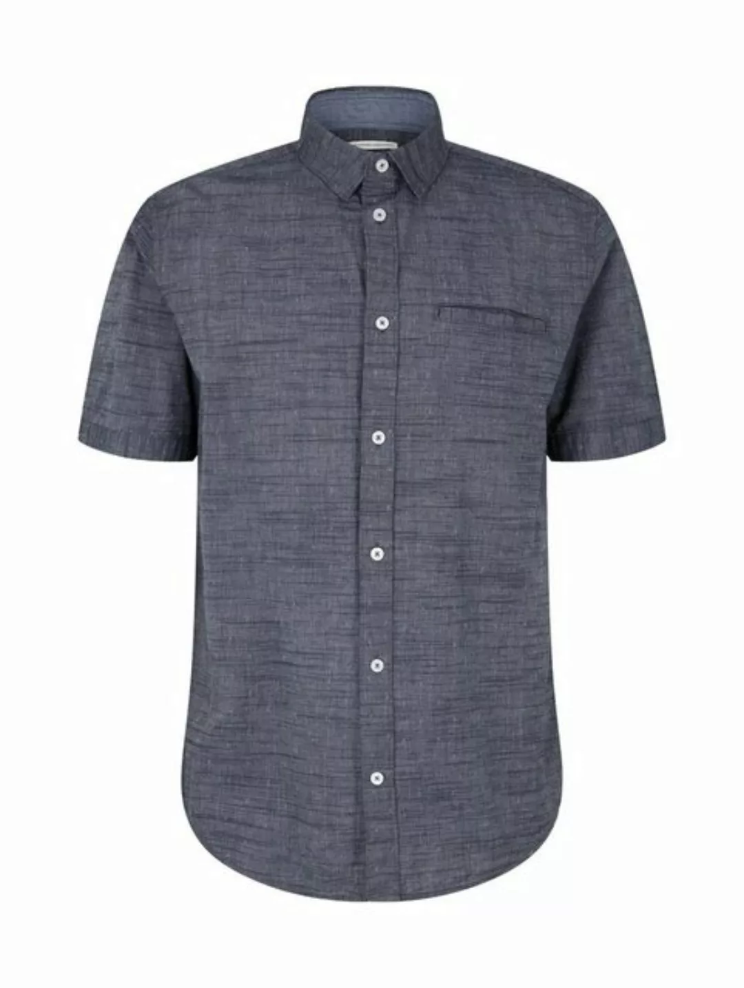 TOM TAILOR Kurzarmhemd blau (1-tlg., keine Angabe) günstig online kaufen
