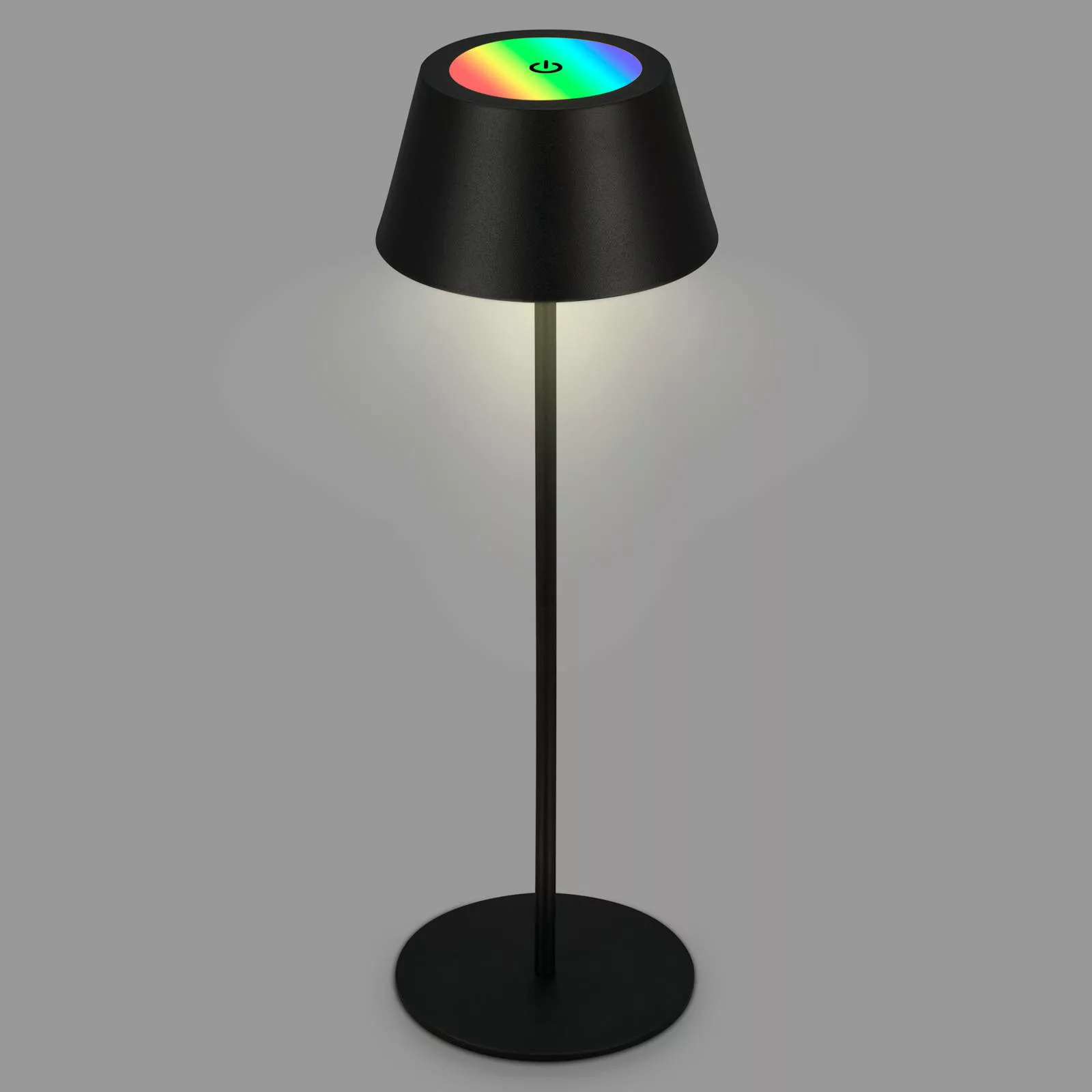 LED-Tischleuchte Kiki mit Akku RGBW, schwarz günstig online kaufen