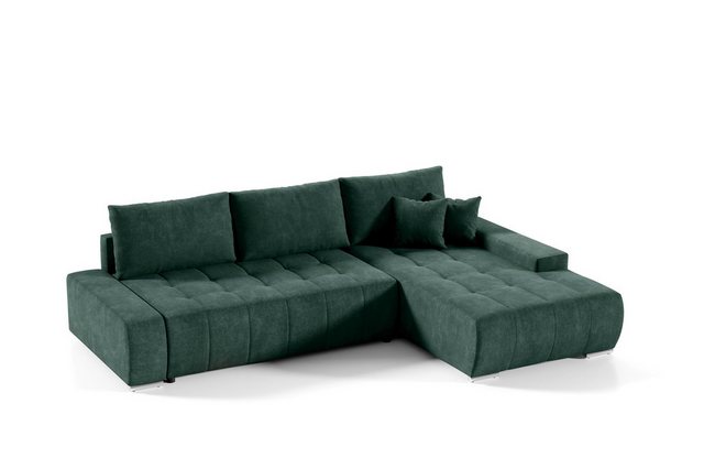 Fun Möbel Ecksofa Sofa mit Schlaffunktion VOGAR, inkl. Bettkasten, inkl. 3 günstig online kaufen