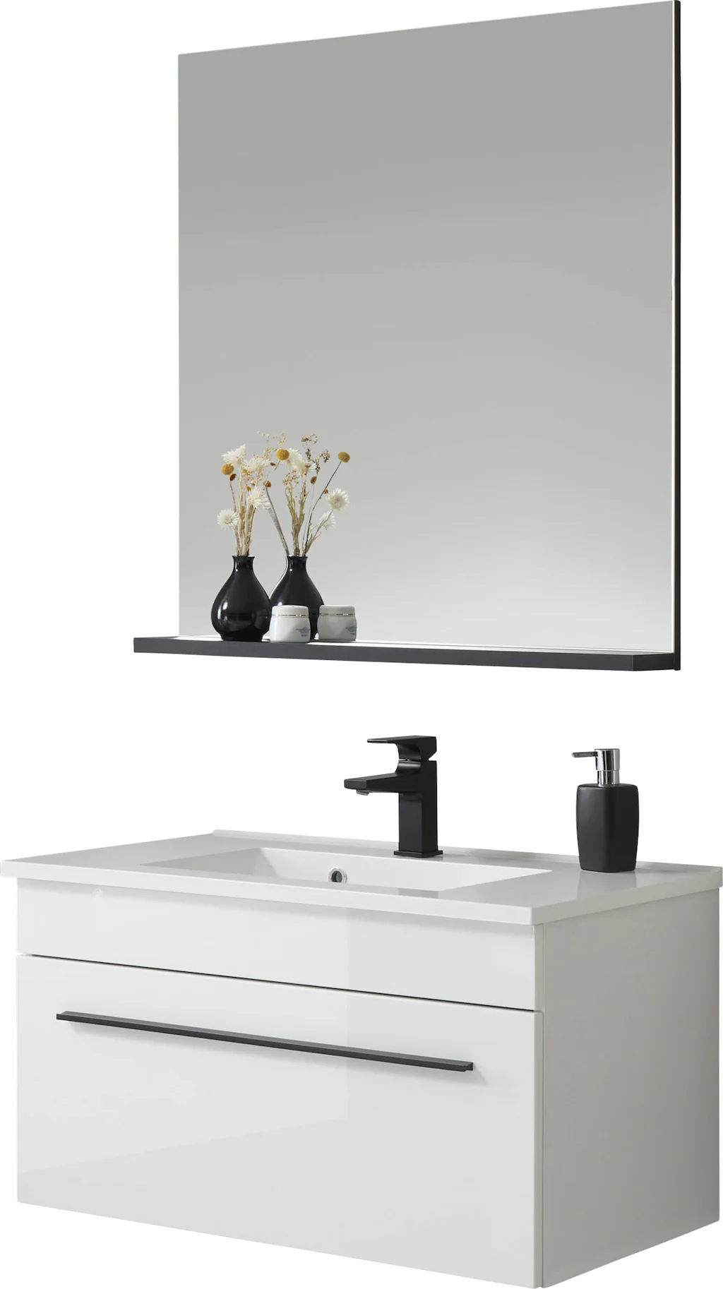 INOSIGN Badmöbel-Set "Cantara, Bad im modernen Design, 2-teiliges Badezimme günstig online kaufen