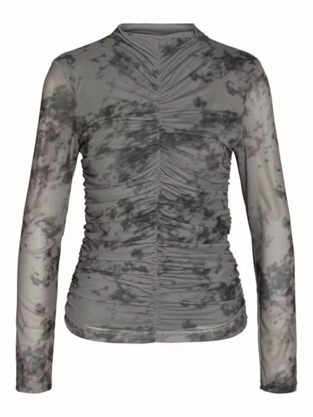 Noisy may Shirttop Top Langarm Stretch Allover-Print Rundhals NMIGGY L/S RU günstig online kaufen