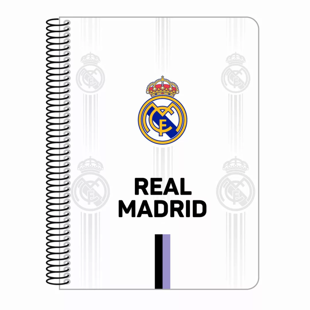 Notizbuch  Real Madrid C.f. Schwarz Weiß A5 günstig online kaufen