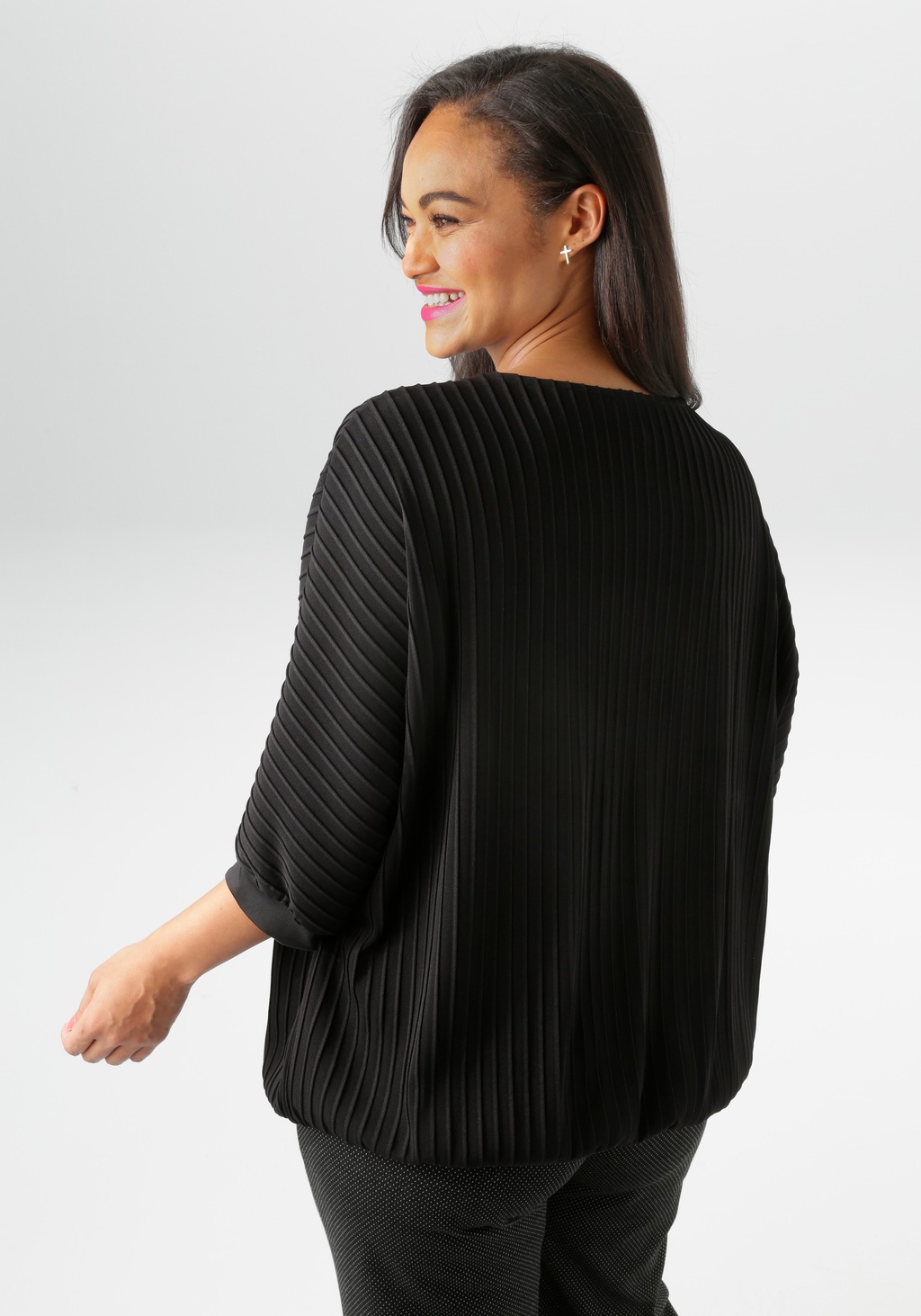 Aniston PLUS Rundhalsshirt, mit interessanter Biesenstruktur - NEUE KOLLEKT günstig online kaufen