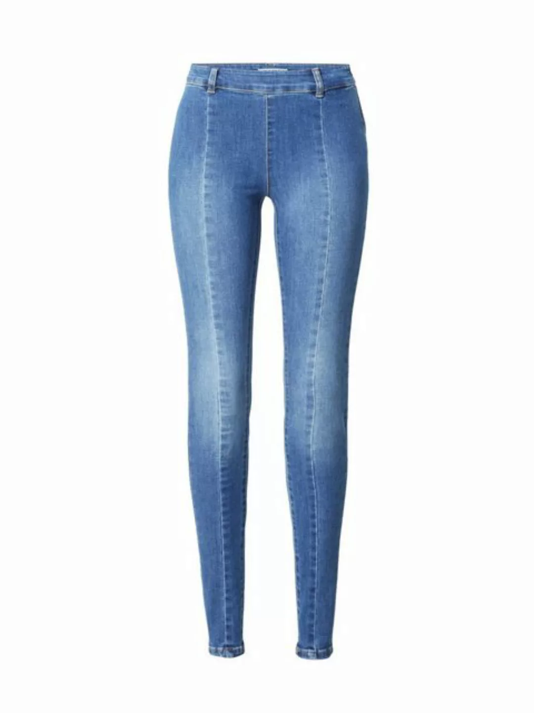 ONLY Skinny-fit-Jeans ONLWAUW MID SK ZIP CUT DNM günstig online kaufen