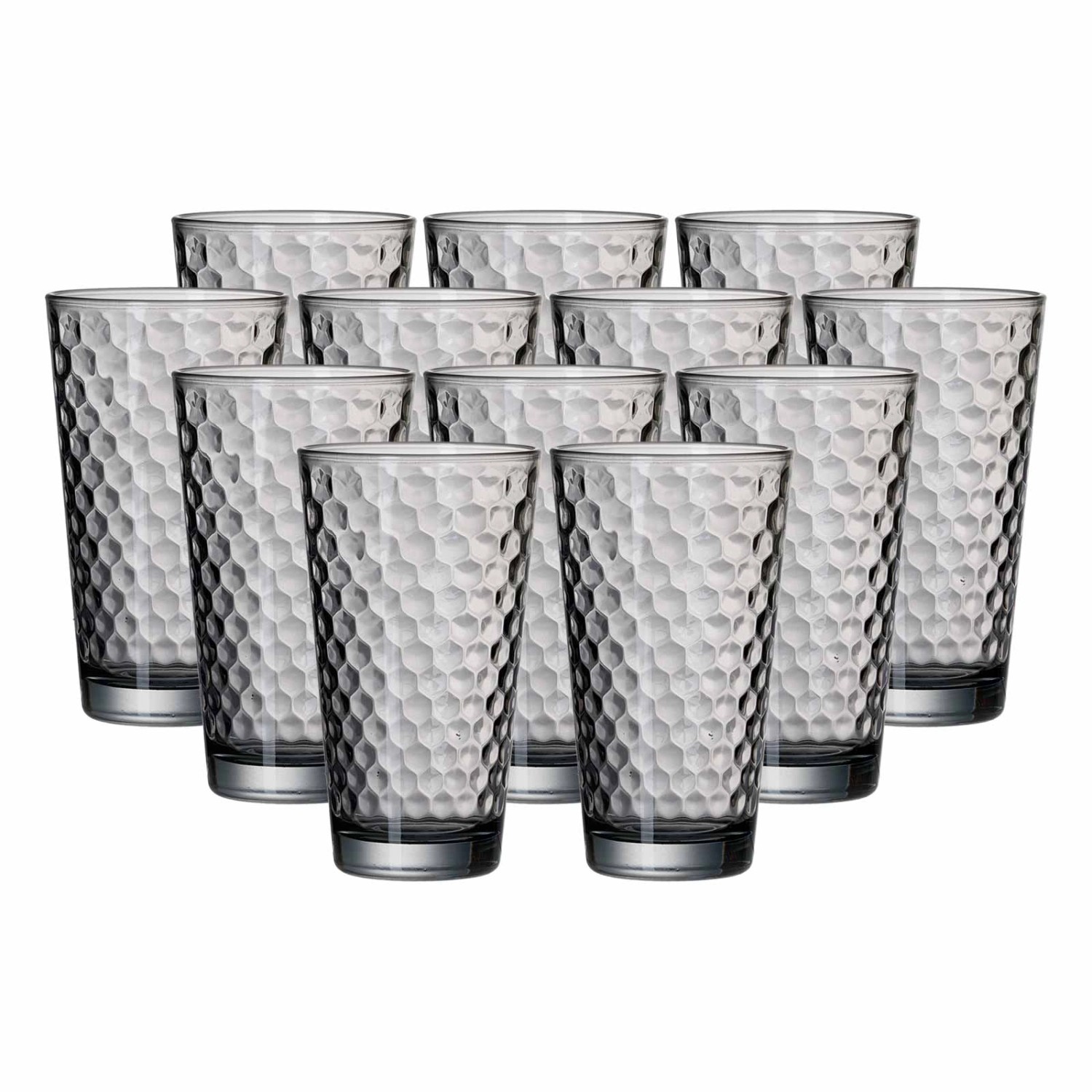 Ritzenhoff & Breker Favo Longdrinkgläser 400 ml 12er Set grau günstig online kaufen