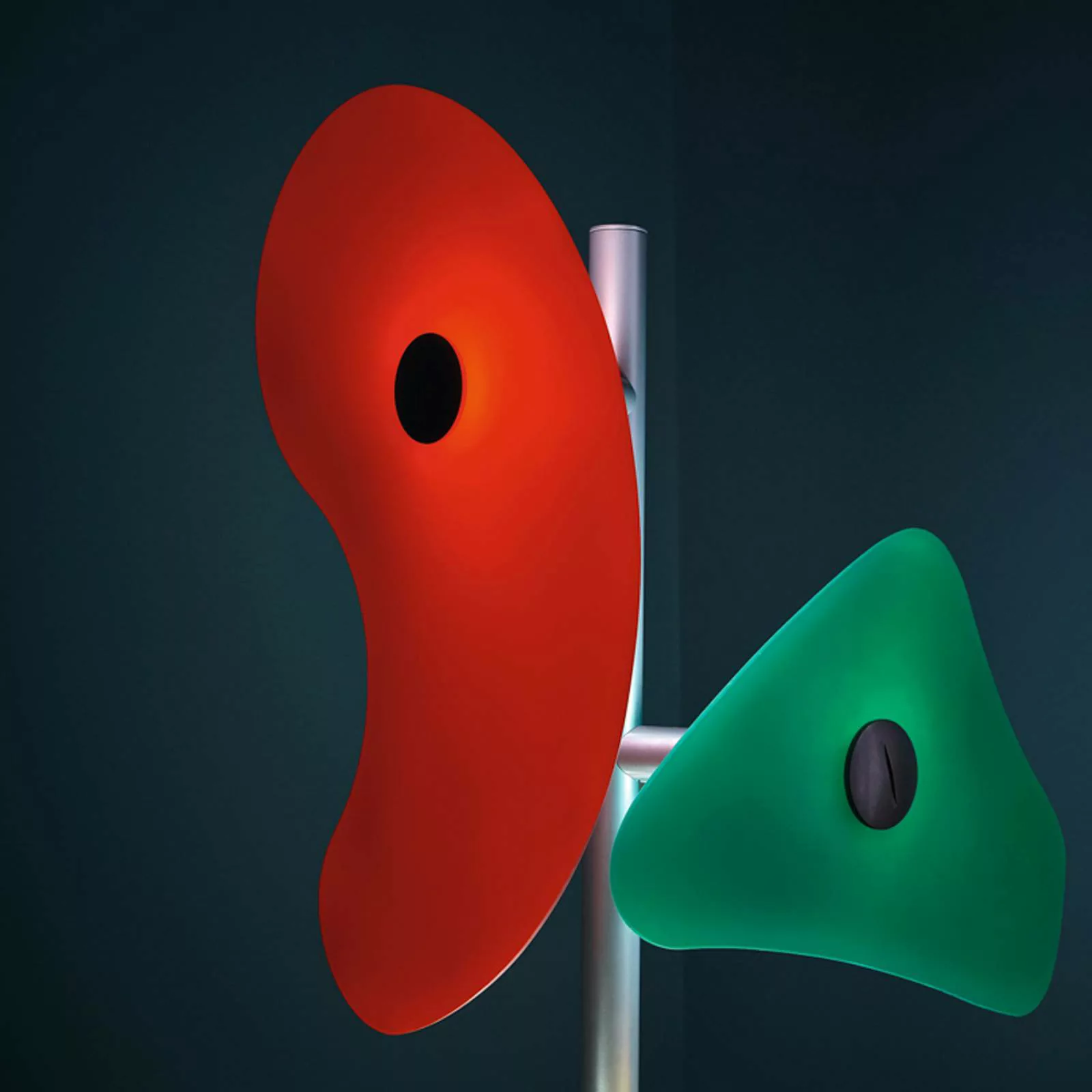Foscarini Orbital Stehlampe mit Glaselementen bunt günstig online kaufen