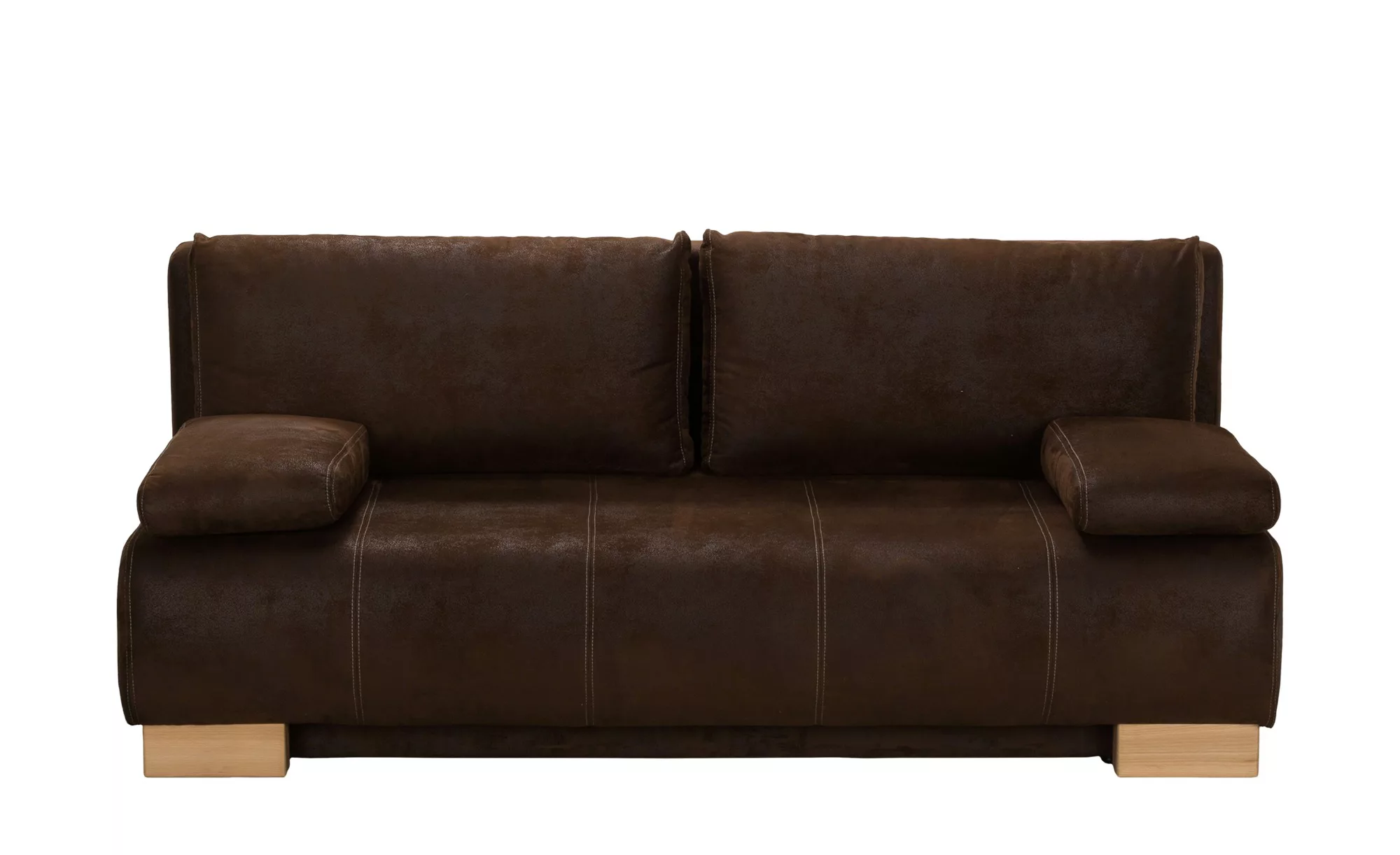 Braunes Schlafsofa - braun - 194 cm - 86 cm - 90 cm - Polstermöbel > Sofas günstig online kaufen