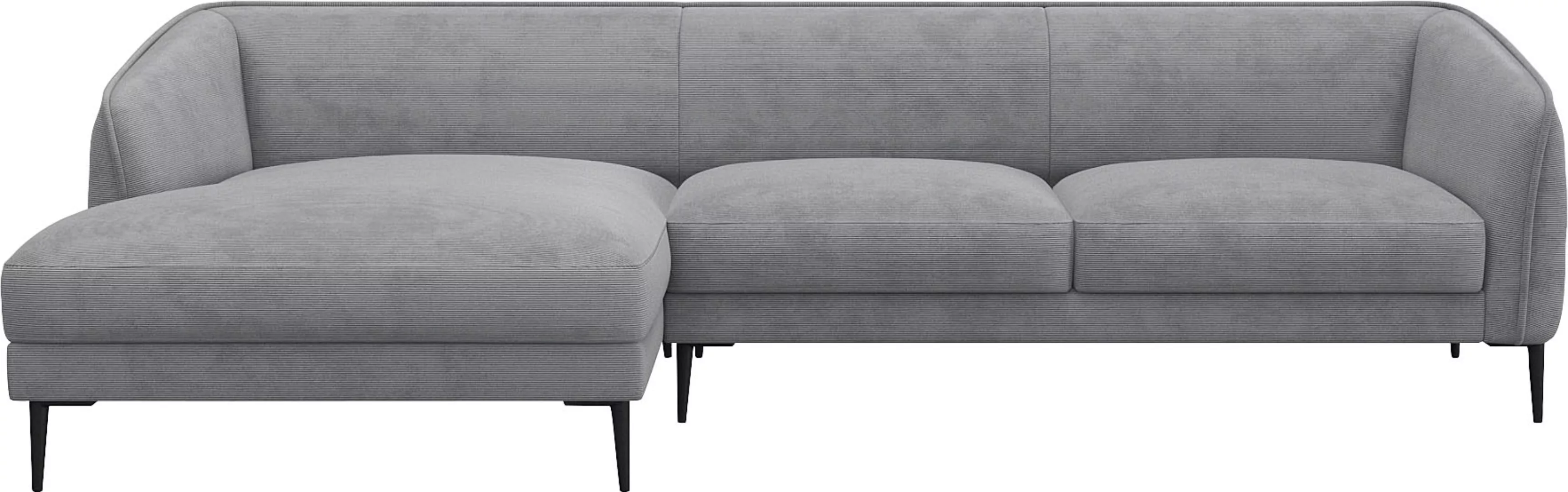 FLEXLUX Ecksofa »Belle Designsofa, L-Form, B/T 288/149 cm«, Skandinavisches günstig online kaufen