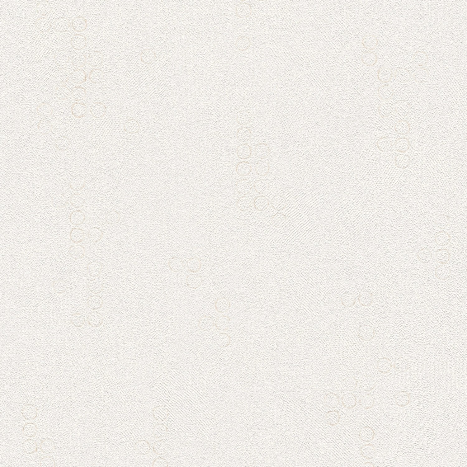 Bricoflor Weiße Vliestapete mit Kreismuster Schlichte Geometrische Tapete m günstig online kaufen