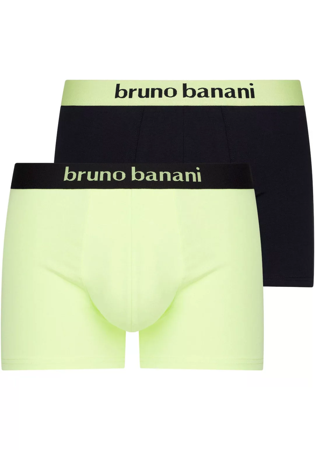 Bruno Banani Boxer, (2er Pack), mit kontrastreichem Logobund günstig online kaufen