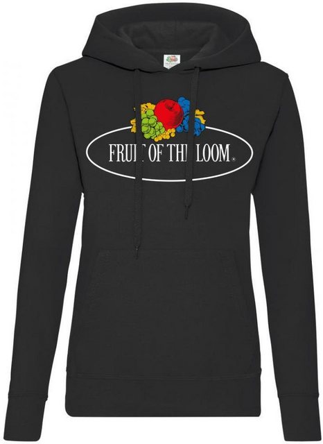 Fruit of the Loom Kapuzenpullover Ladies Vintage Hooded Sweat Large Logo Pr günstig online kaufen