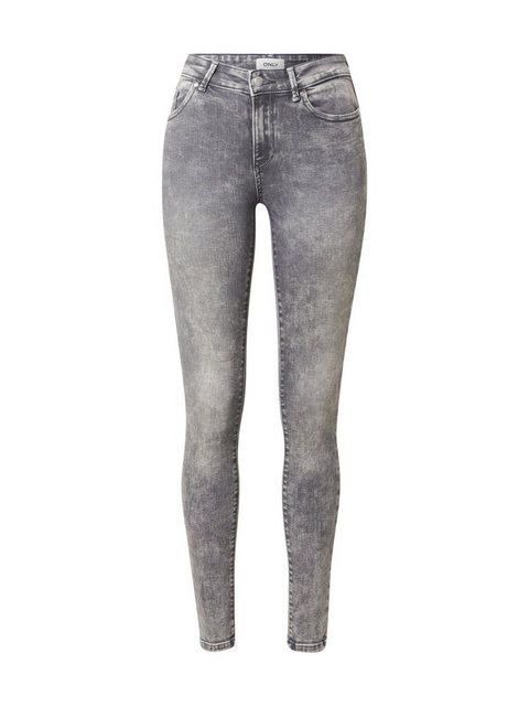ONLY Onlblush Mid Waist Skinny Fit Jeans Damen Grau günstig online kaufen