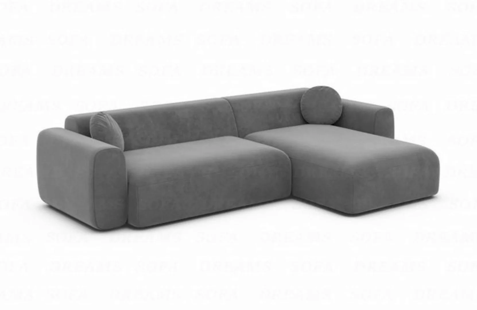 Sofa Dreams Ecksofa Polster Ecksofa Design Couch Cortegada L Form kurz Stof günstig online kaufen