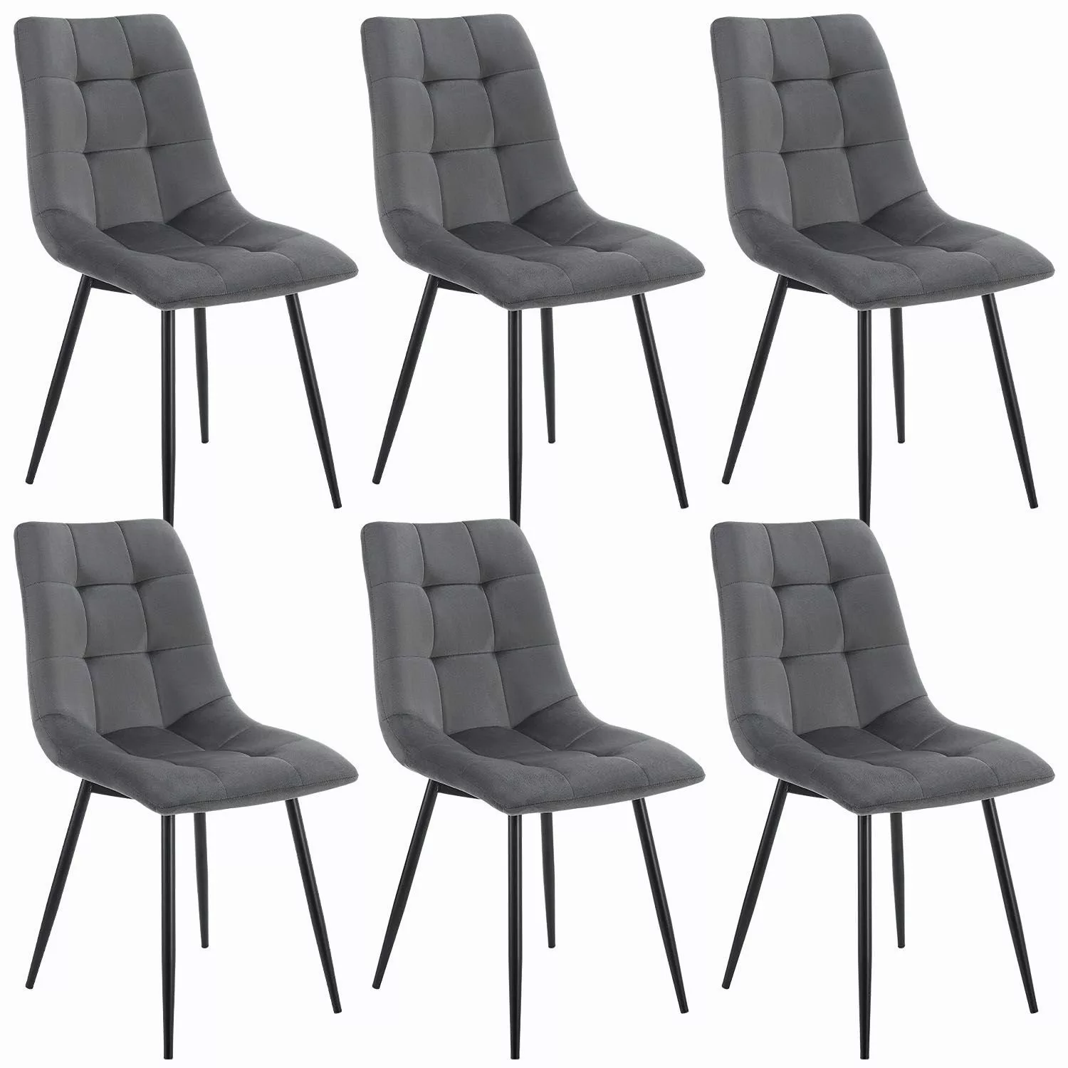 Juskys Esszimmerstuhl Blanca (6 St), bequeme günstig online kaufen