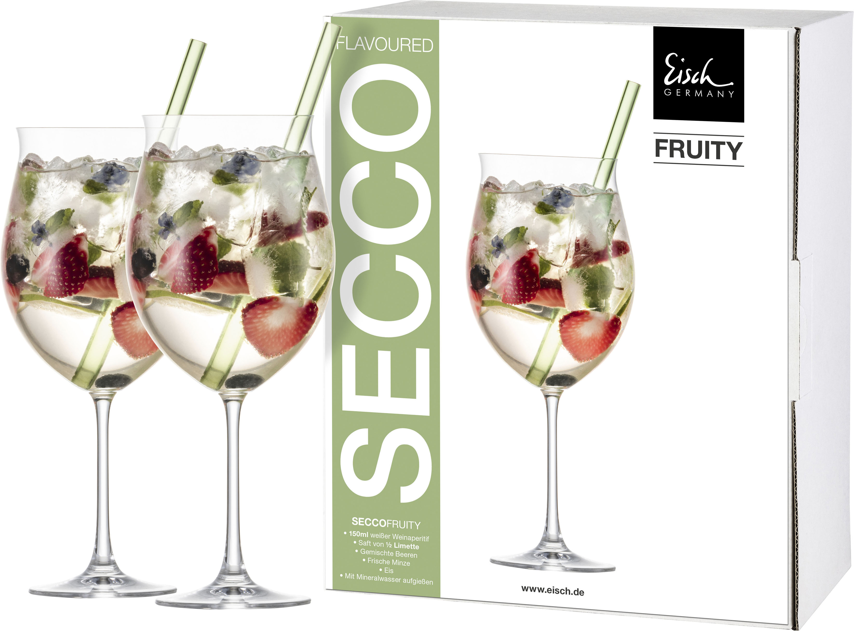 Eisch Cocktailglas »SECCO FLAVOURED«, (Set, 2 tlg., 2 Gläser im Geschenkkar günstig online kaufen