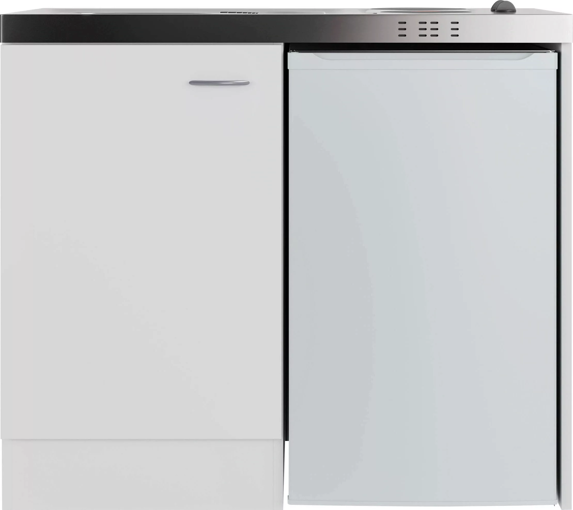 Flex-Well Küche "Pantry", Gesamtbreite 100 cm, mit DUO Kochfeld und Kühlsch günstig online kaufen