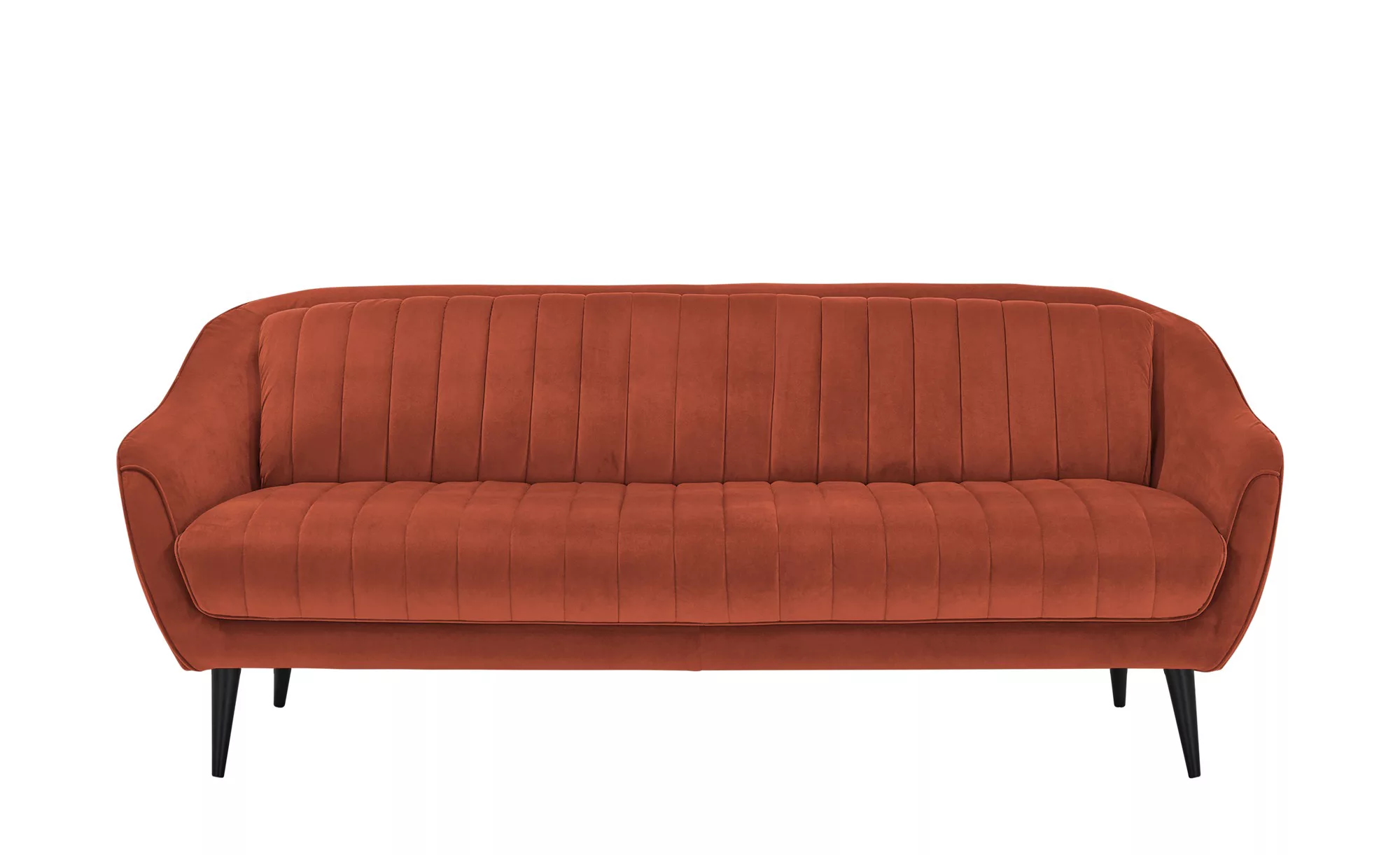 Sofa  Sophia ¦ orange ¦ Maße (cm): B: 215 H: 83 T: 90.0 Polstermöbel > Sofa günstig online kaufen