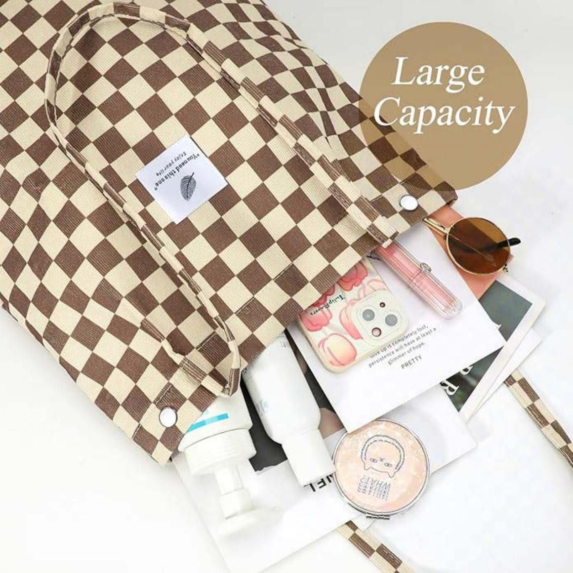 Coonoor Schultertasche Damen Grosse Kapazität Canvas günstig online kaufen
