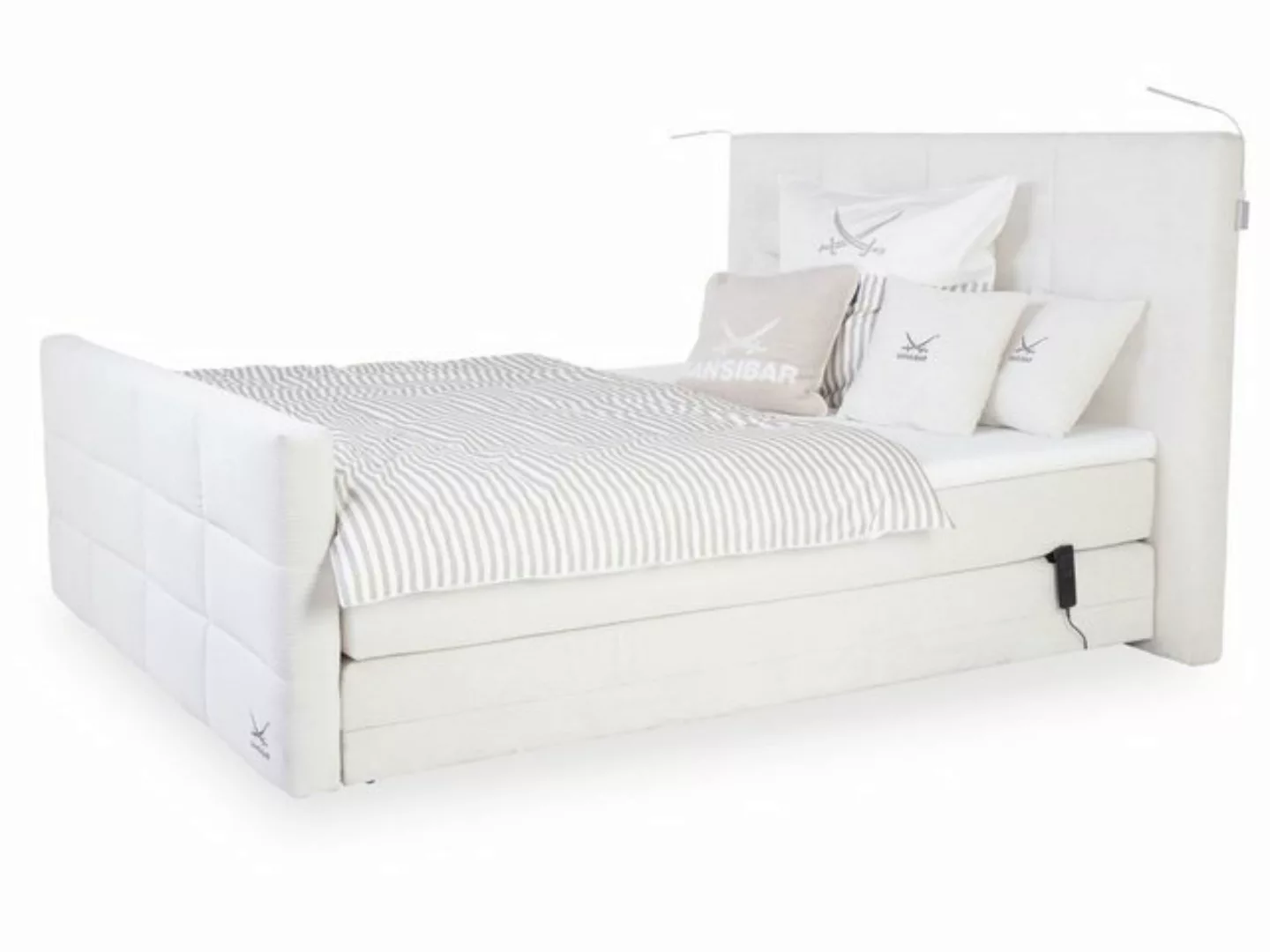 SANSIBAR Living Boxspringbett Boxspringbett SANSIBAR BILLUND (LF 180x200 cm günstig online kaufen