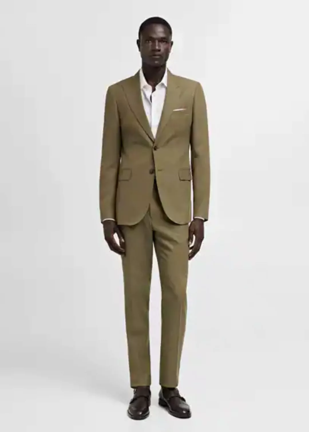 Tencel™ Slim-Fit-Anzughose mit Abnähern günstig online kaufen