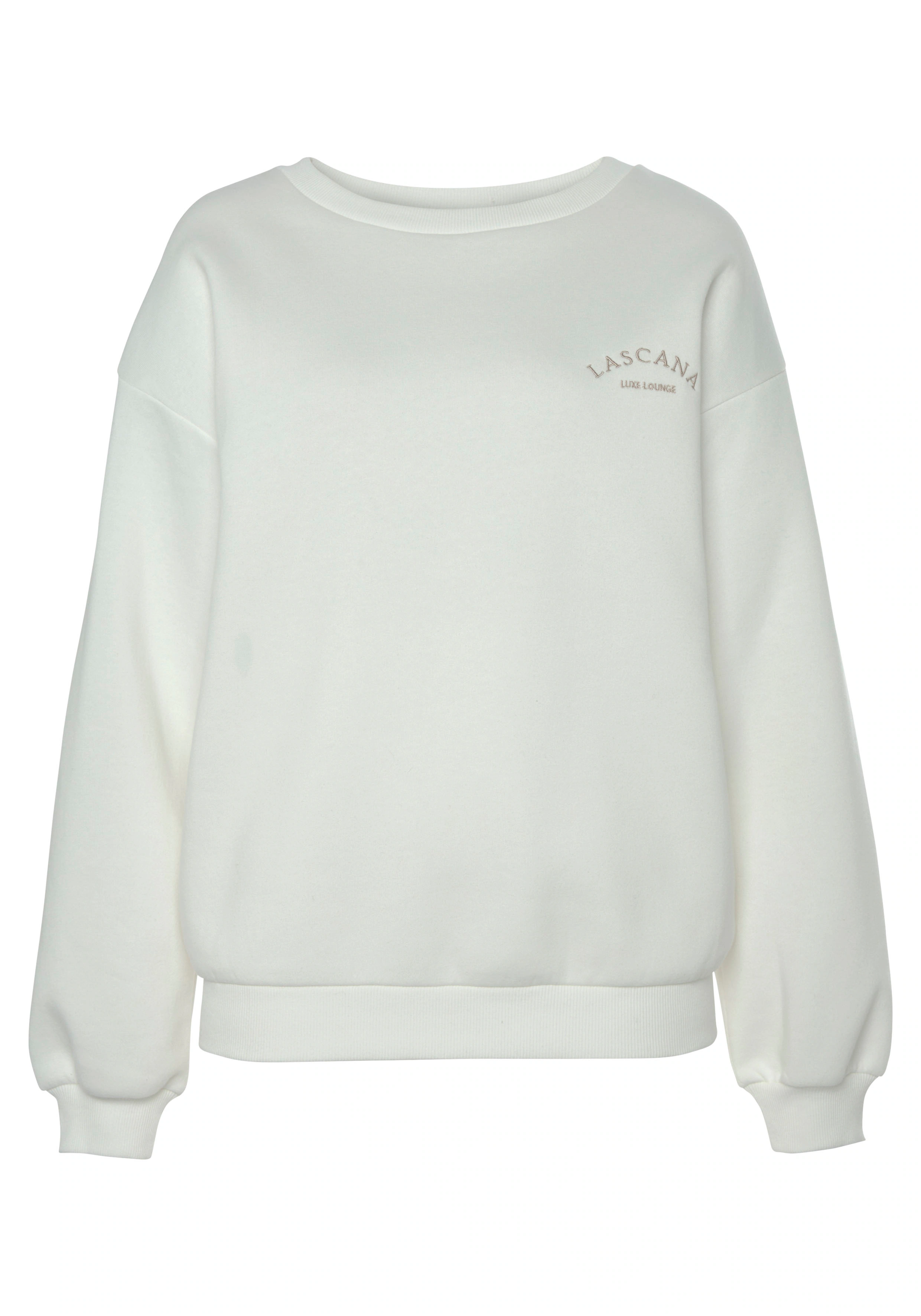 LASCANA Sweatshirt, mit weiten Ärmeln, Loungewear günstig online kaufen