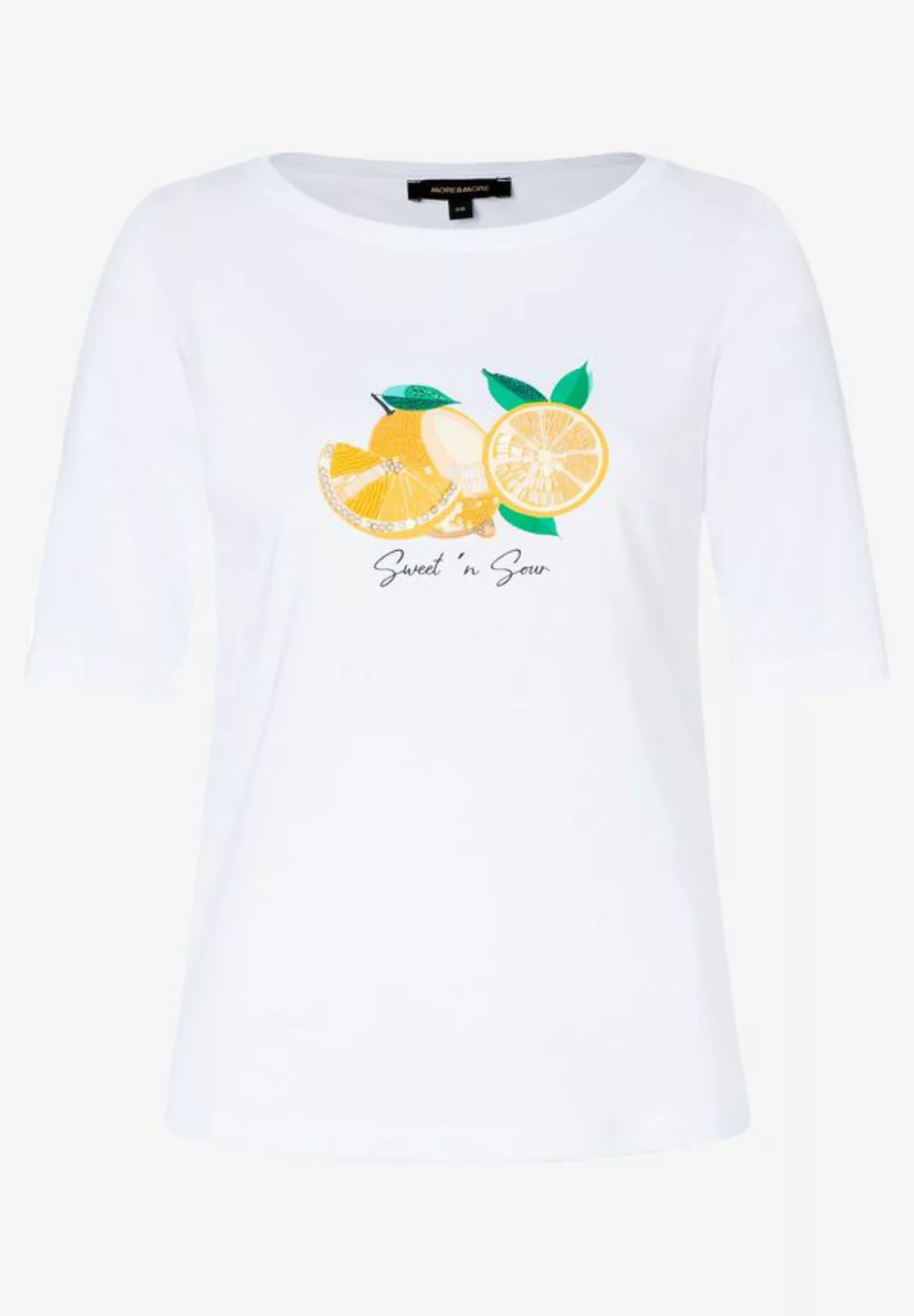 T-Shirt, Zitronen-Applikation, Sommer-Kollektion günstig online kaufen