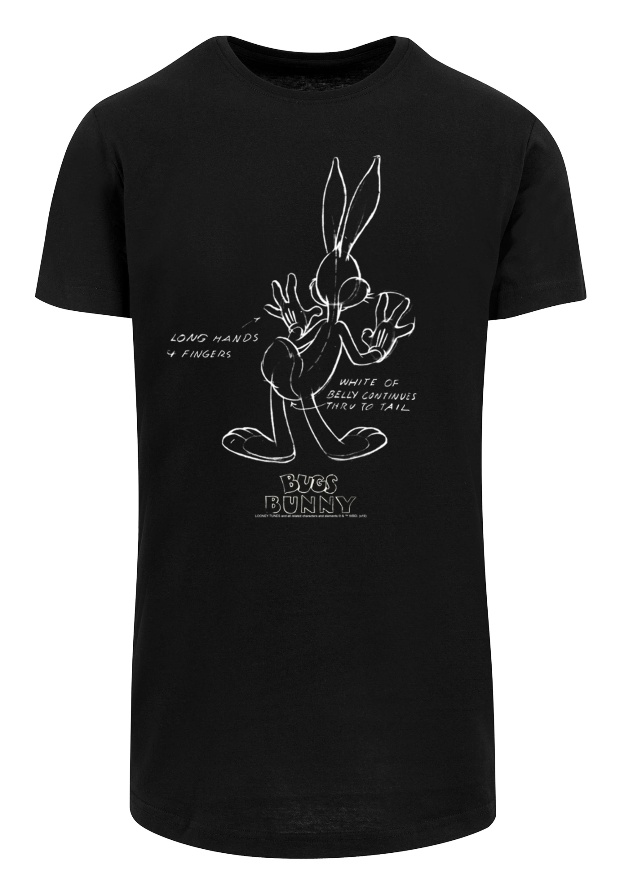 F4NT4STIC T-Shirt "Looney Tunes Bugs Bunny White Belly", Print günstig online kaufen