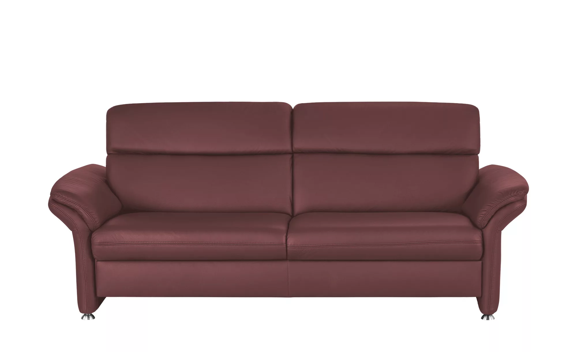 meinSofa Einzelsofa Leder Manon ¦ lila/violett ¦ Maße (cm): B: 228 H: 94 T: günstig online kaufen