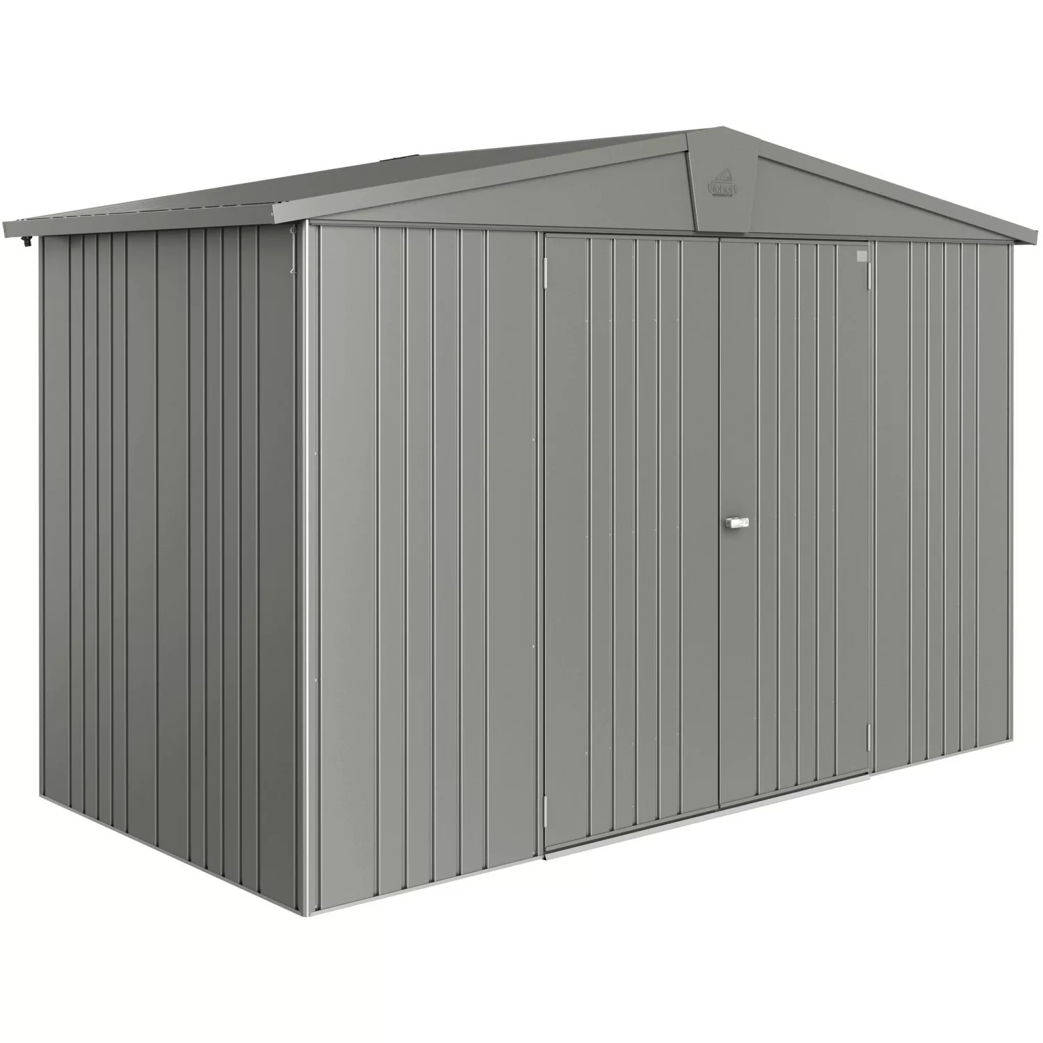 Biohort Metall-Gerätehaus Europa Quarzgrau-Metallic 4,6 m² günstig online kaufen