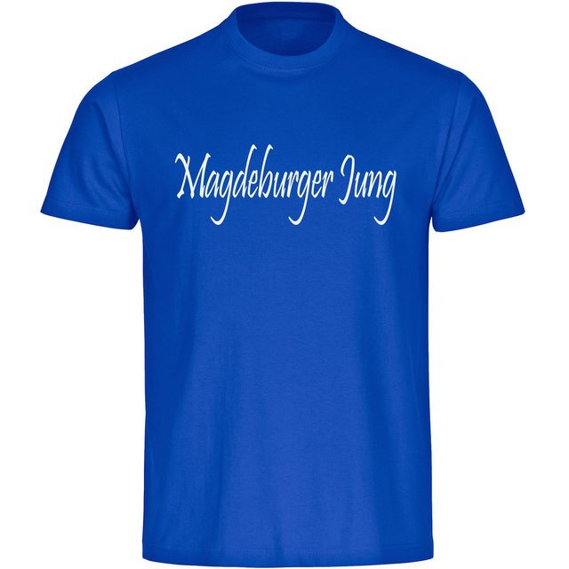 multifanshop T-Shirt Herren Magdeburg - Münchner Jung - Männer günstig online kaufen