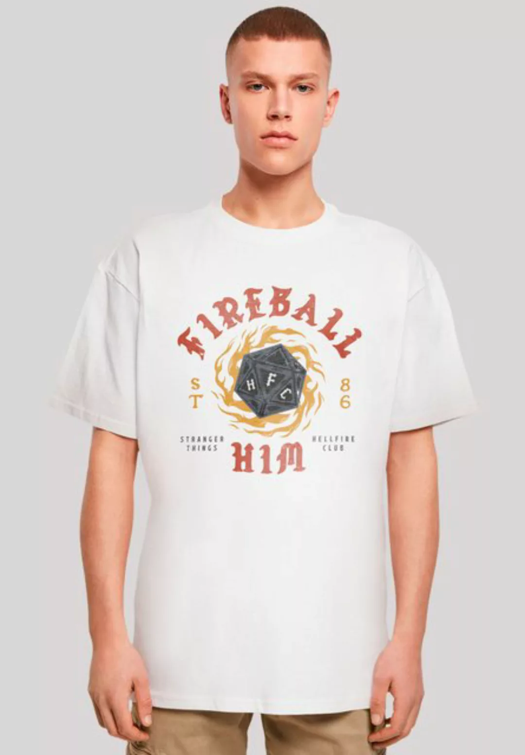 F4NT4STIC T-Shirt Stranger Things Fireball Dice 86 Netflix TV Series Premiu günstig online kaufen