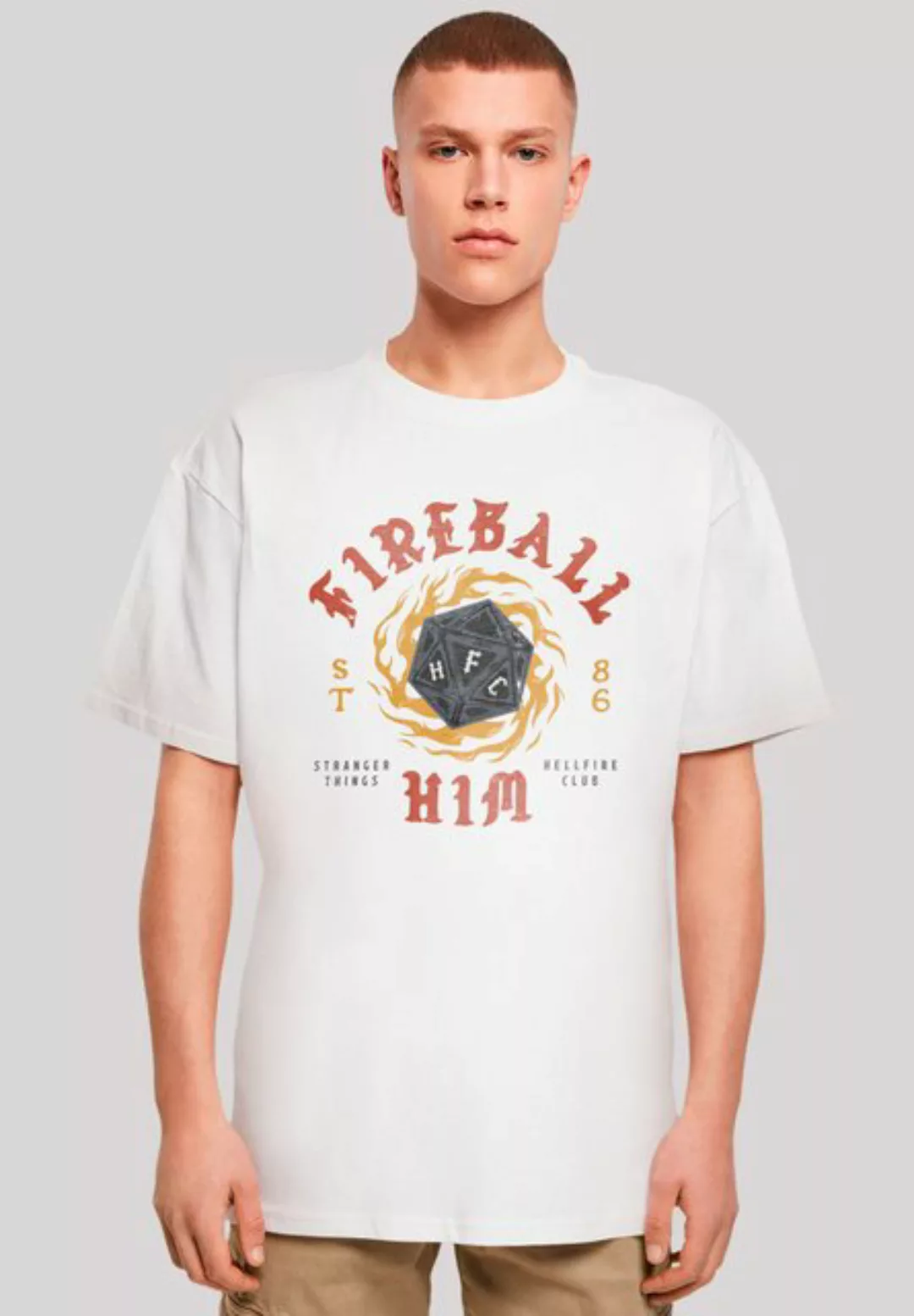 F4NT4STIC T-Shirt "Stranger Things Fireball Dice 86", Premium Qualität günstig online kaufen