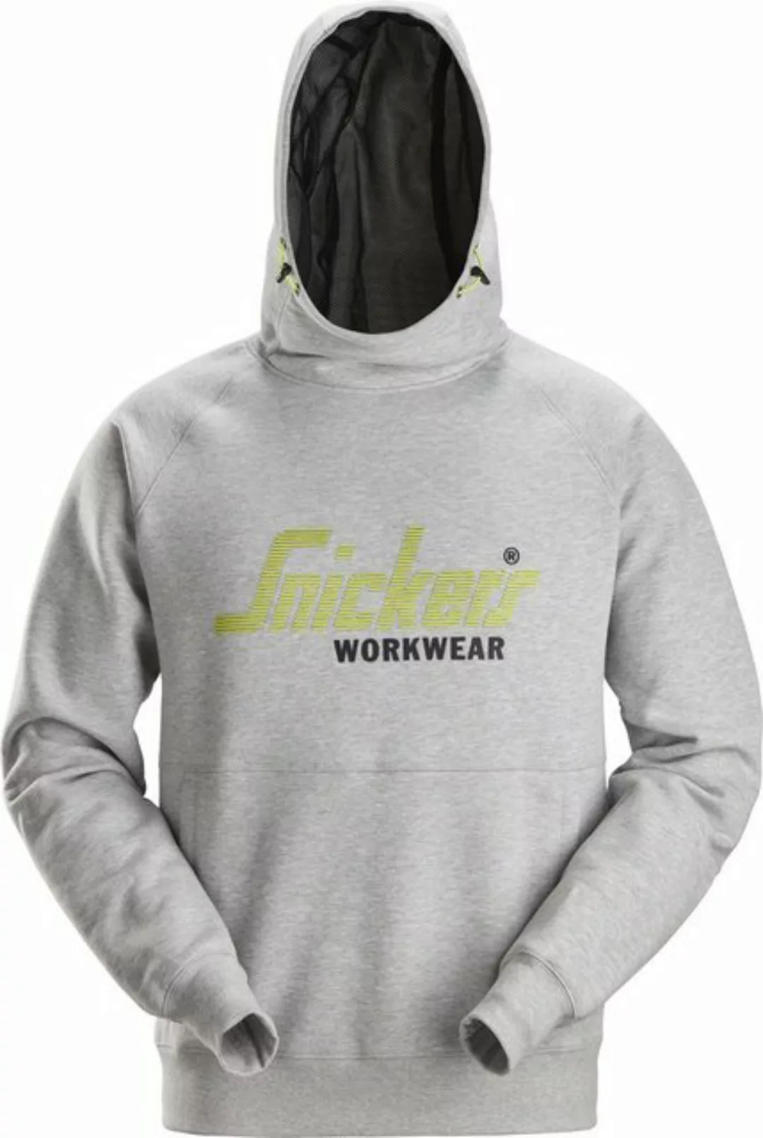 Snickers Rundhalspullover Logo Hoodie günstig online kaufen