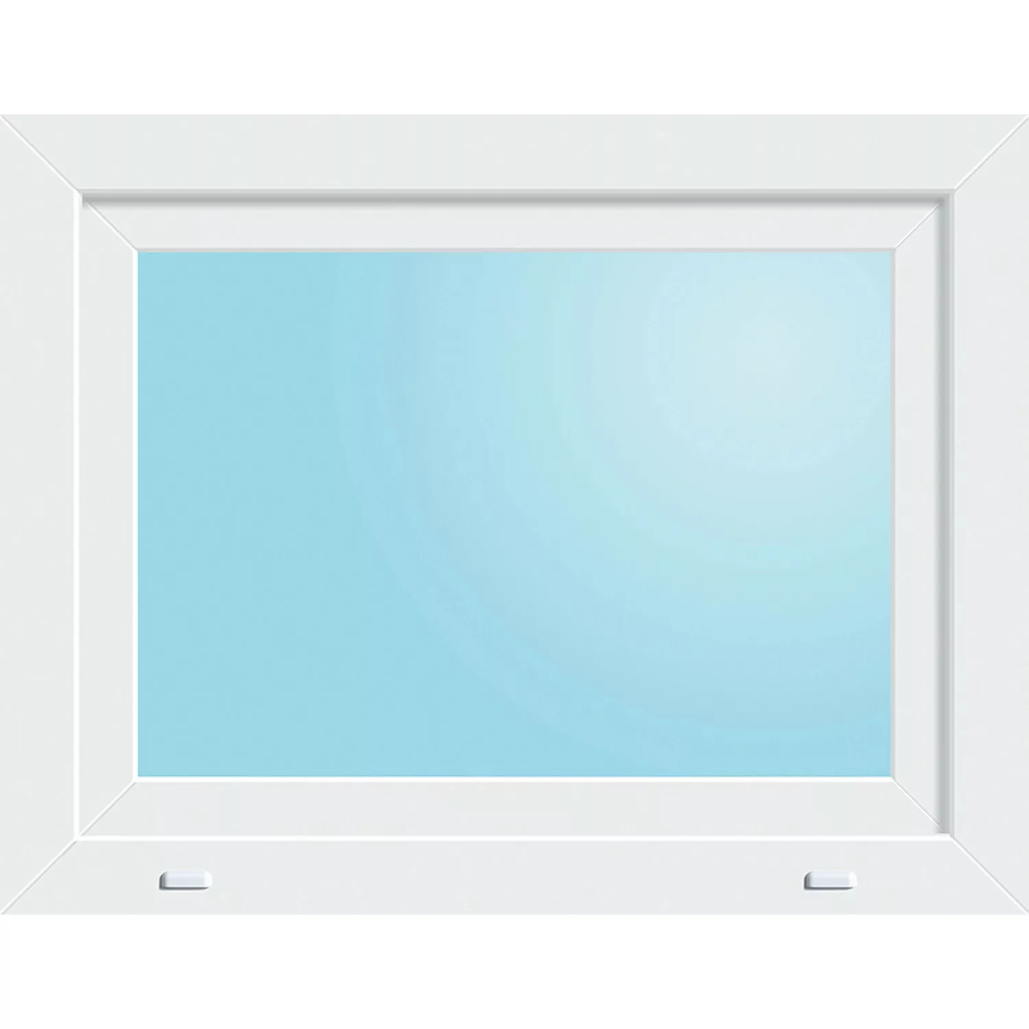 KM Meeth Kunststofffenster CL7 Weiß 100 cm x 120 DIN links Uw-Wert 0,90 günstig online kaufen
