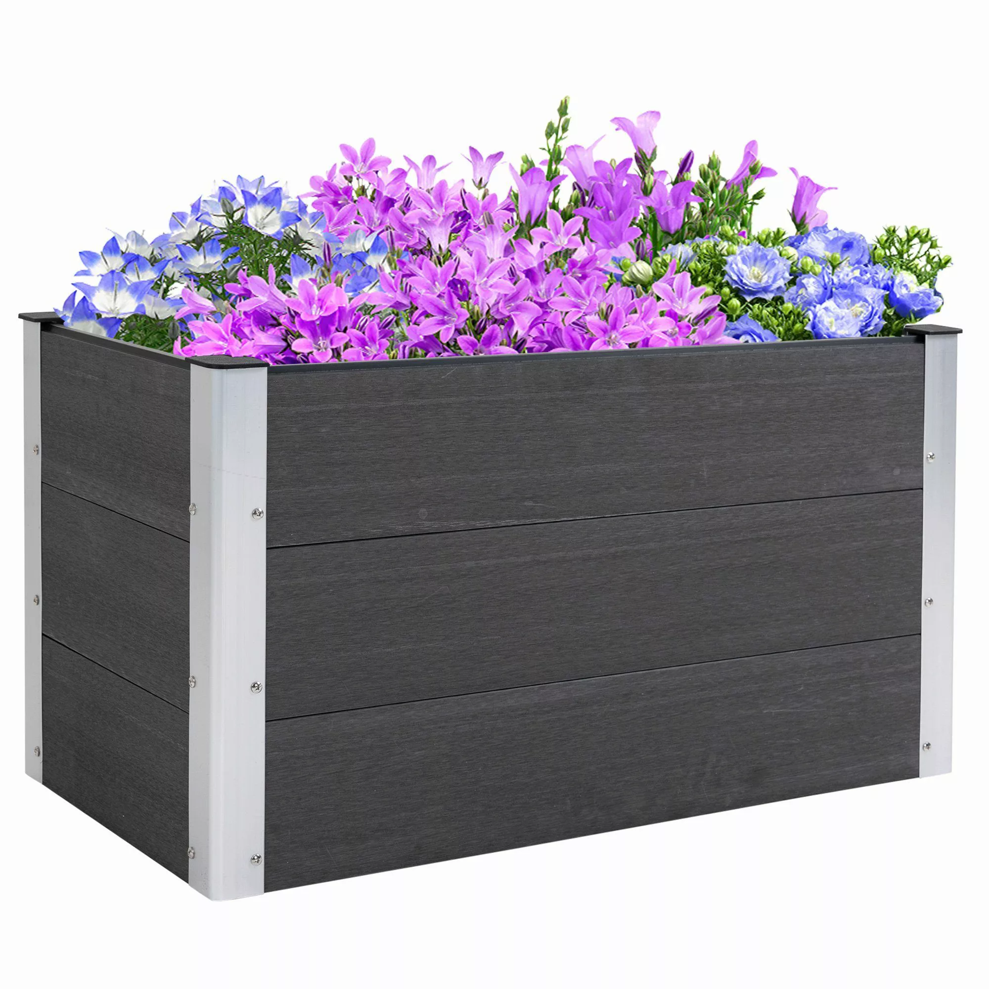 Outsunny Hochbeet Wetterfest, ohne Boden (Pflanzkasten, günstig online kaufen
