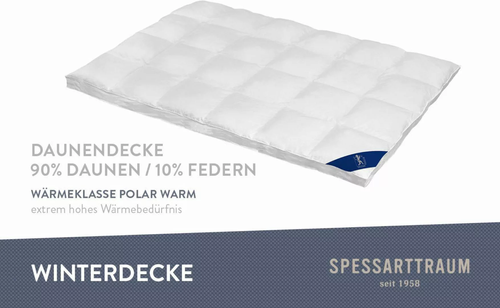 SPESSARTTRAUM Daunenbettdecke First Class, Füllung: 90% günstig online kaufen