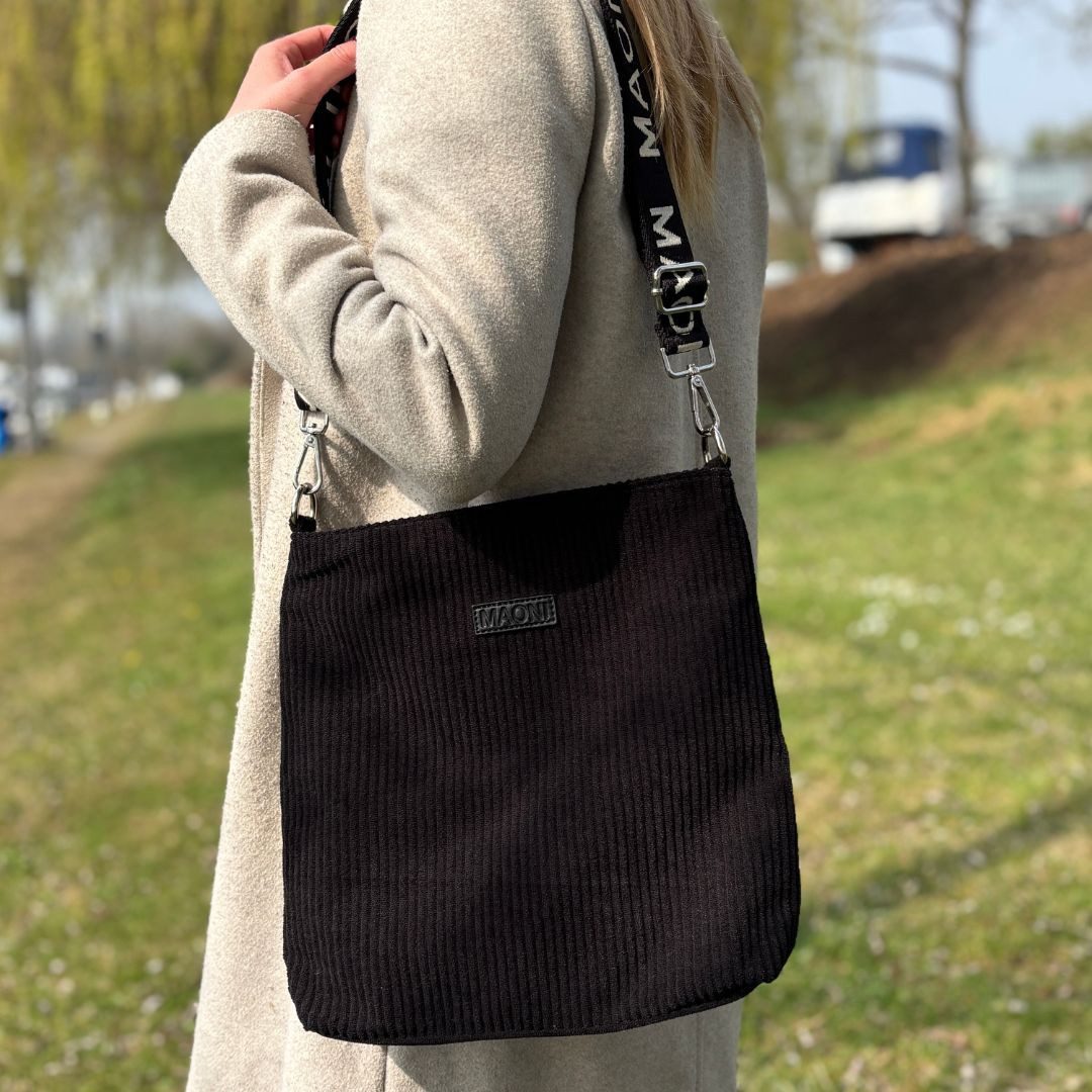 MAONI Umhängetasche Cord, Vegan, mit geräumigem günstig online kaufen