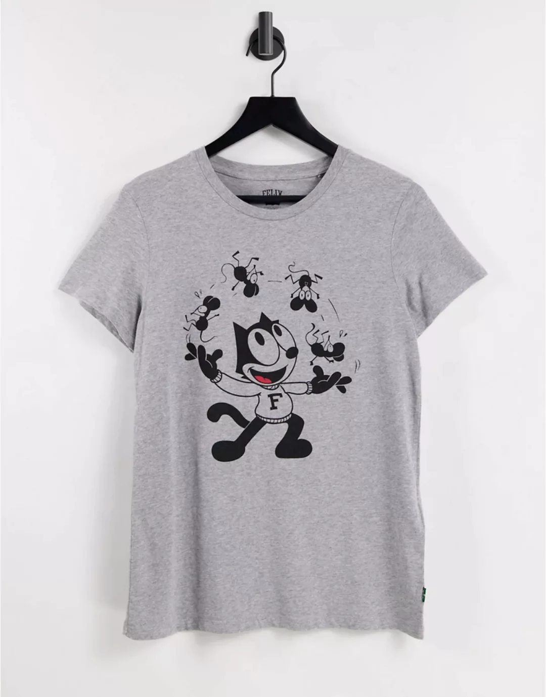 Levi's x Felix – Kurzärmliges T-Shirt in Grau mit lockerem Schnitt und Graf günstig online kaufen