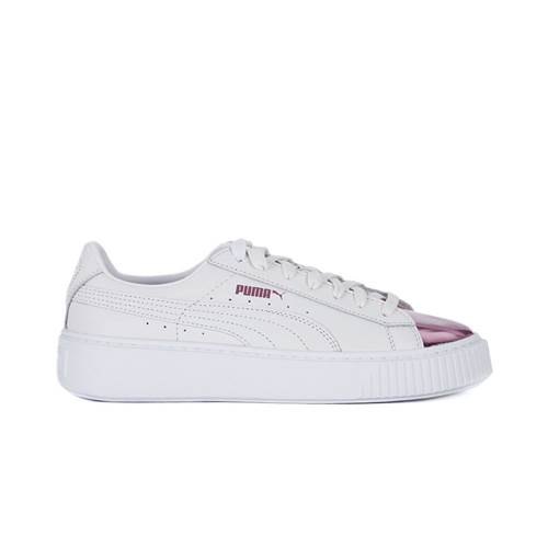 Puma Basket Platform Metallic Schuhe EU 40 White günstig online kaufen