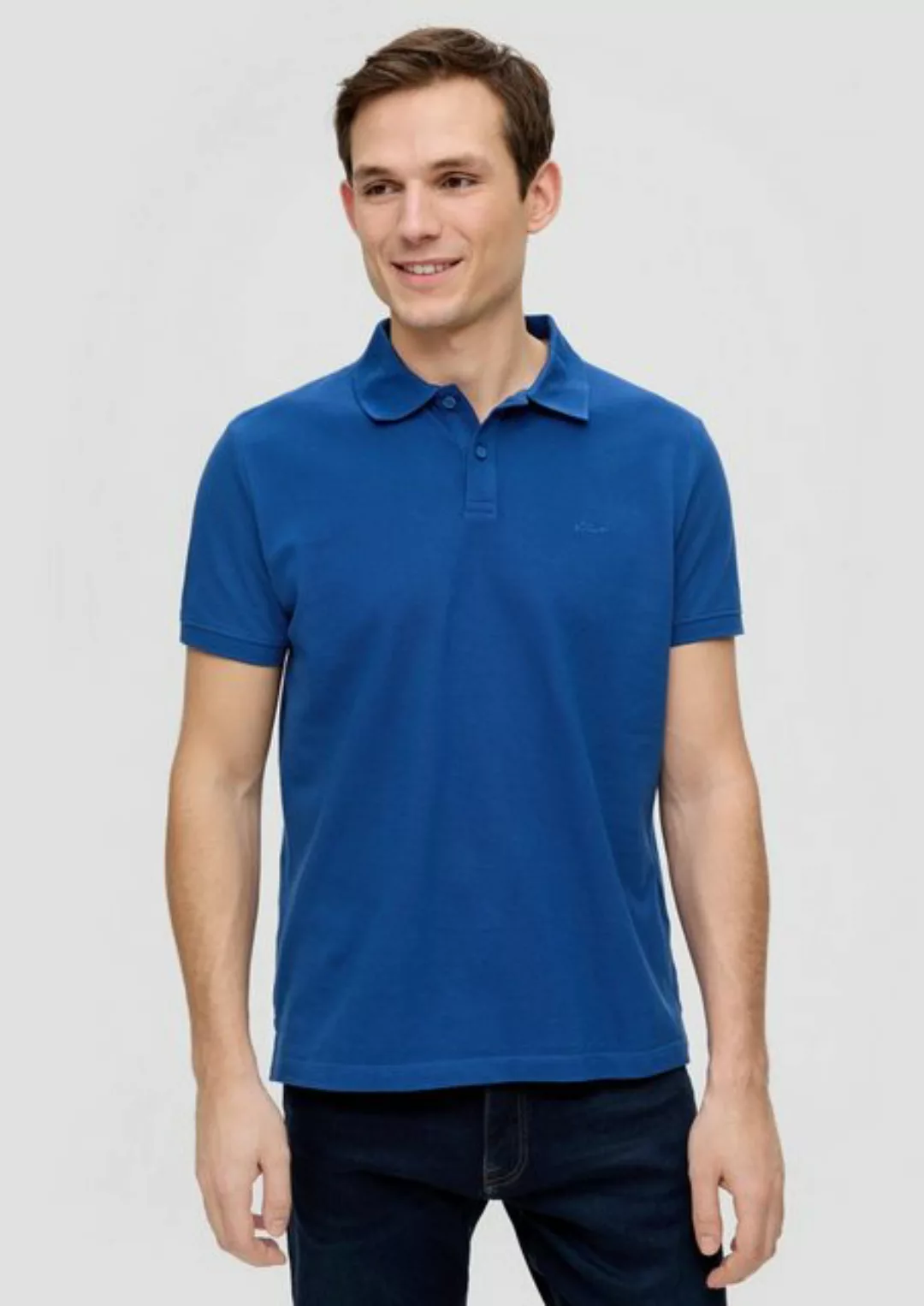 s.Oliver Poloshirt mit Logostickerei günstig online kaufen