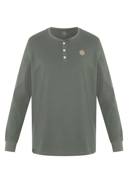 NAVIGATOR Langarmshirt im Henley-Look günstig online kaufen