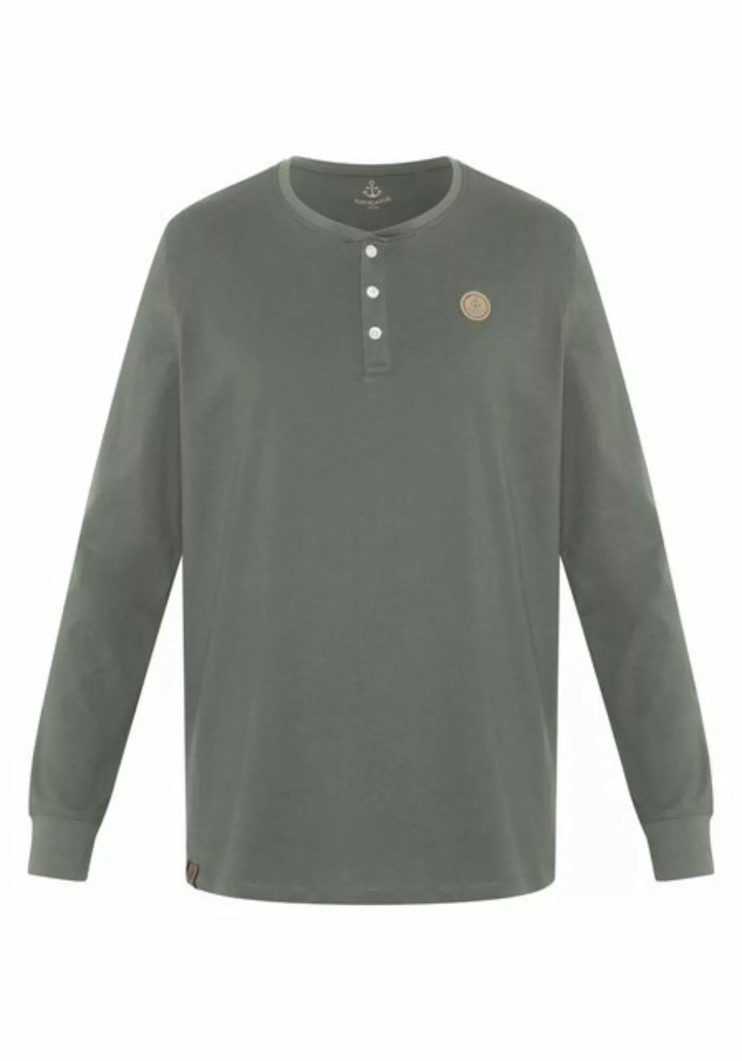 NAVIGATOR Langarmshirt im Henley-Look günstig online kaufen