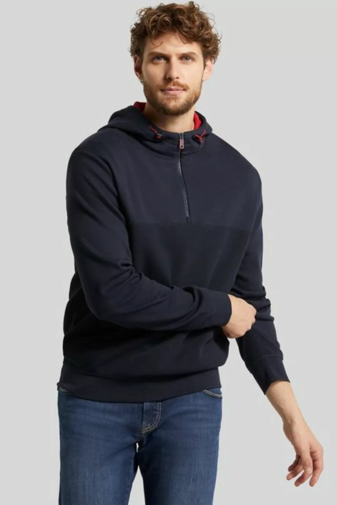 bugatti Sweatshirt, mit einer modernen Kapuze günstig online kaufen