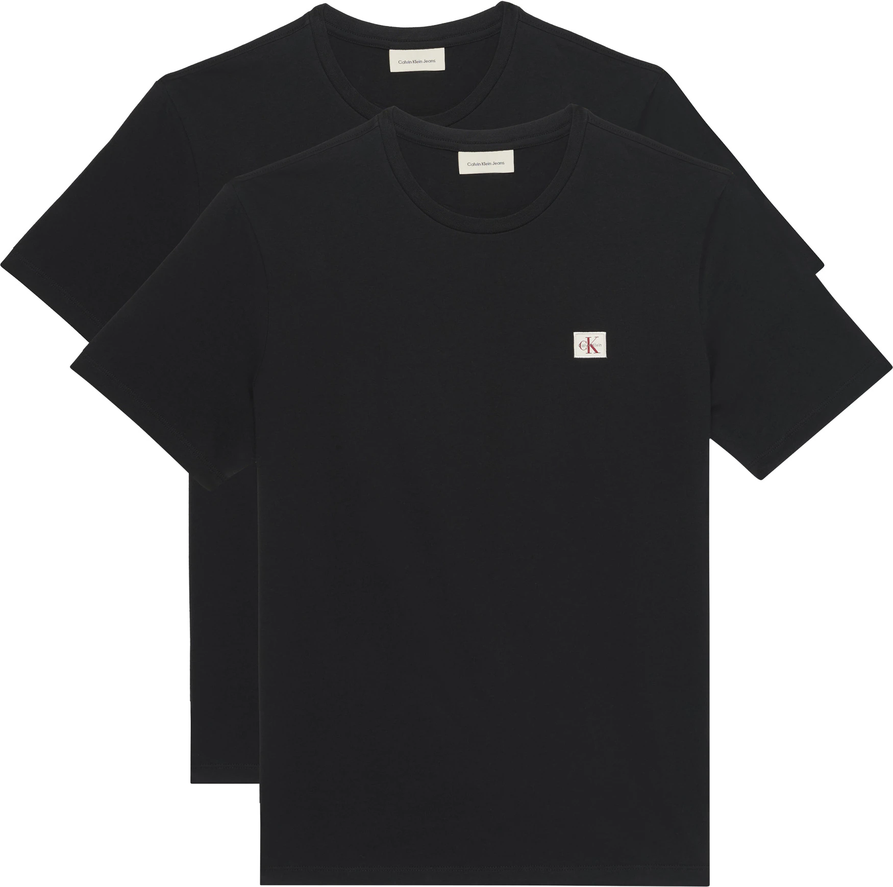 Calvin Klein Jeans T-Shirt "SS BADGE TEE 2 PACK", (Packung, 2er-Pack), Mit günstig online kaufen