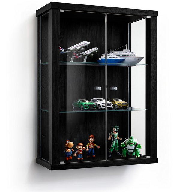 VR-Wohnideen Hängevitrine C1012 (Glasvitrine (80x60x25 cm) mit 2 Glastüren) günstig online kaufen