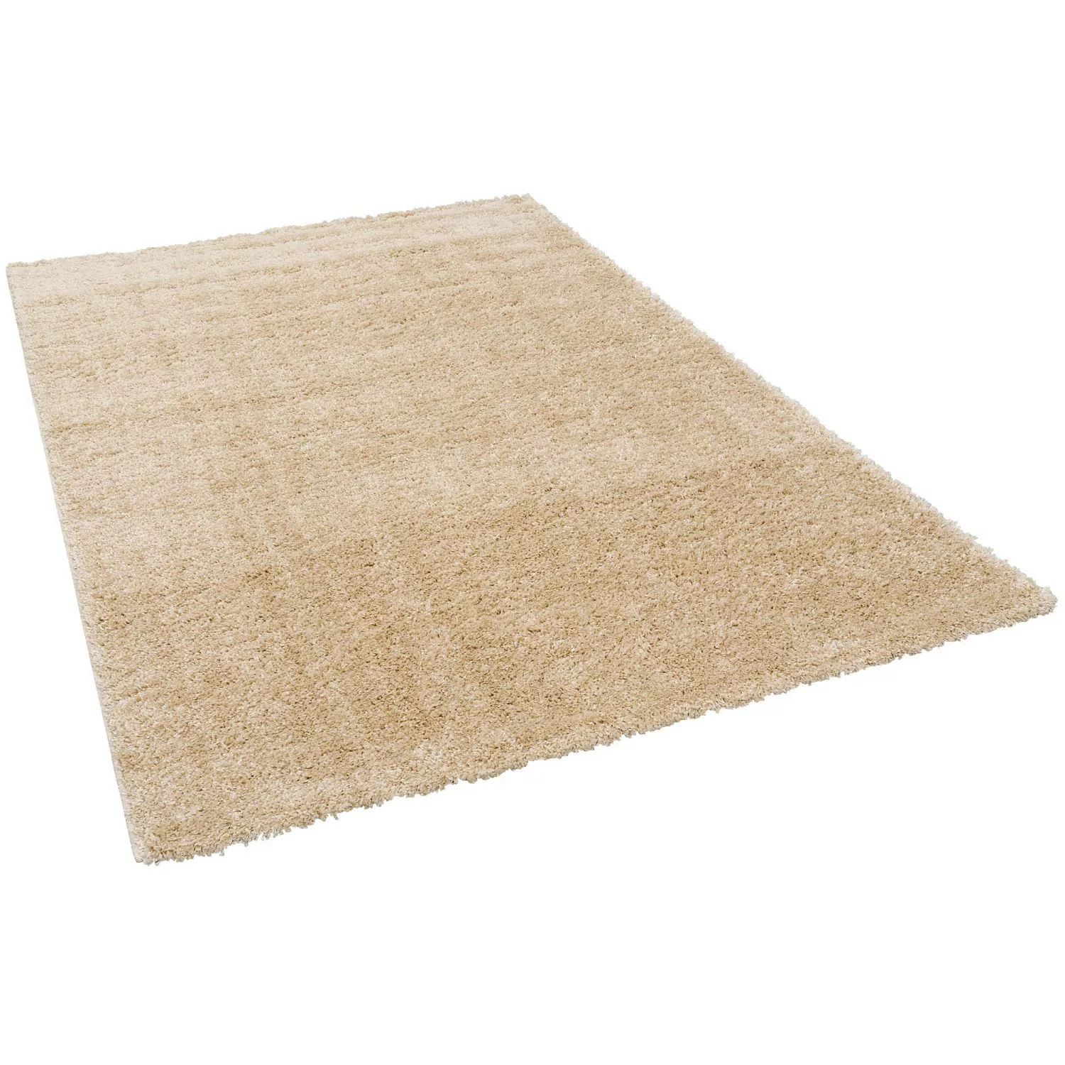 Pergamon Hochflor Langflor Teppich Aloha Beige 120x170cm günstig online kaufen