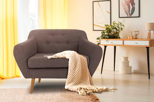 andas Sessel "Renne", mit Heftung im Rücken im skandinavischem Stil günstig online kaufen